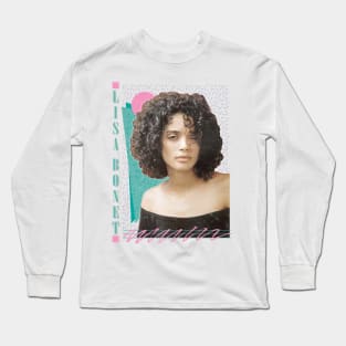 Lisa Bonet - 90s Aesthetic Fan Design Long Sleeve T-Shirt